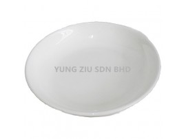 8^CERAMICS PLATE(81262)(WHITE)